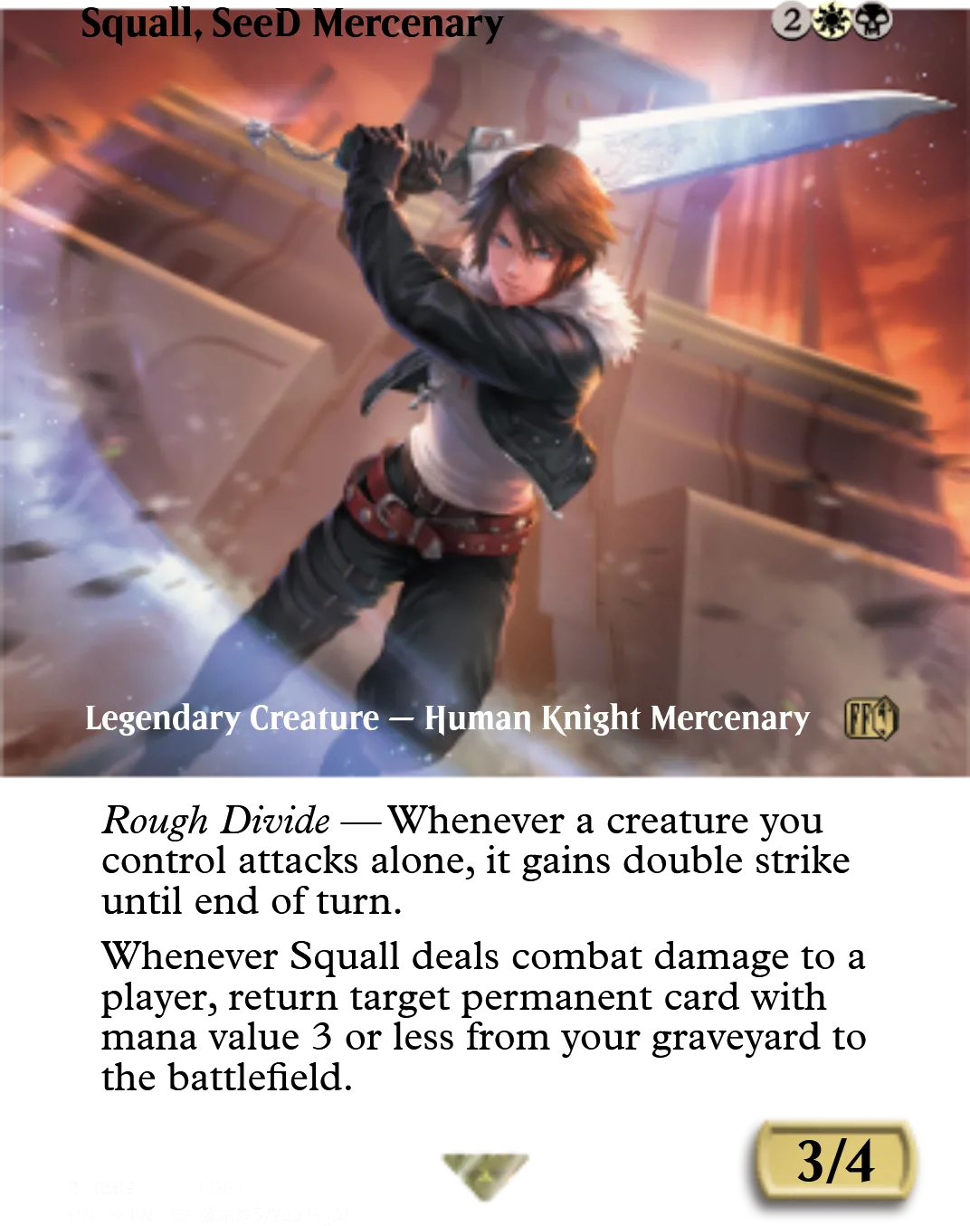 Squall, SeeD Mercenary