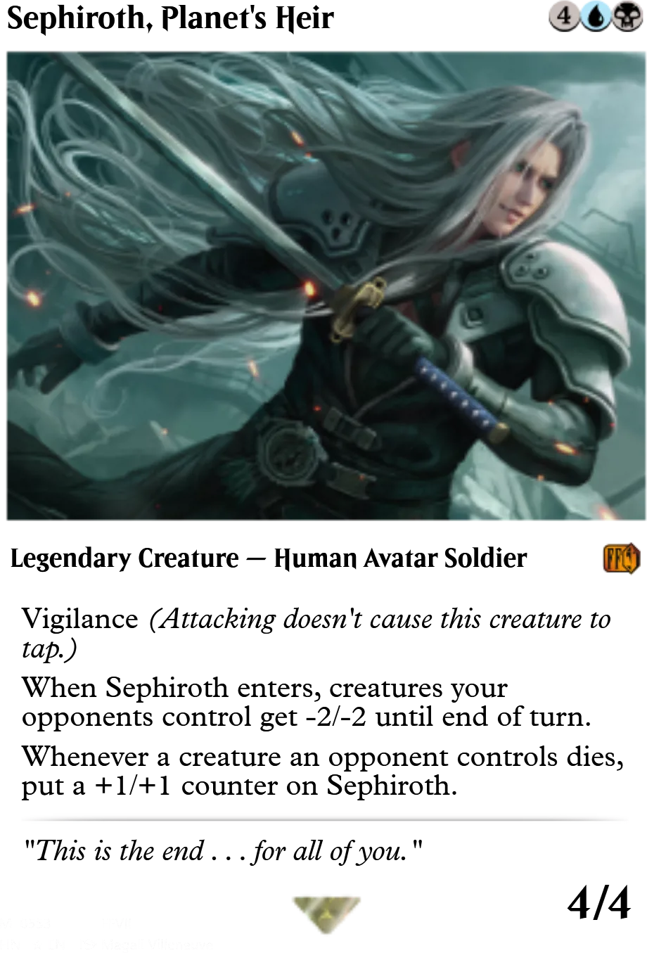 Sephiroth, Planet's Heir