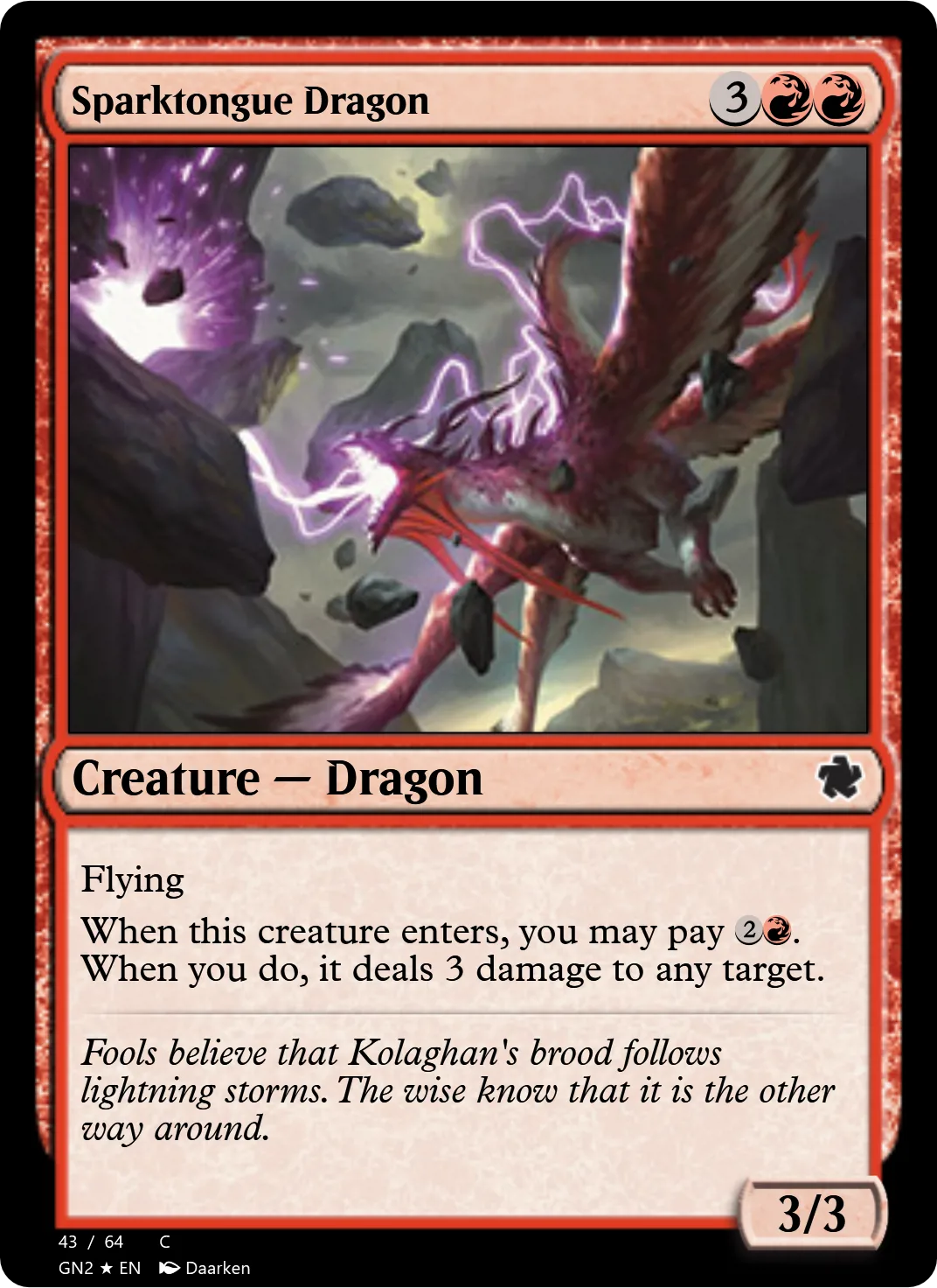 Sparktongue Dragon