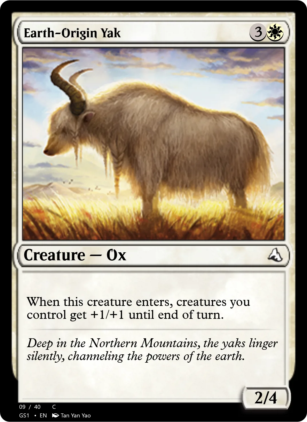 Earth-Origin Yak