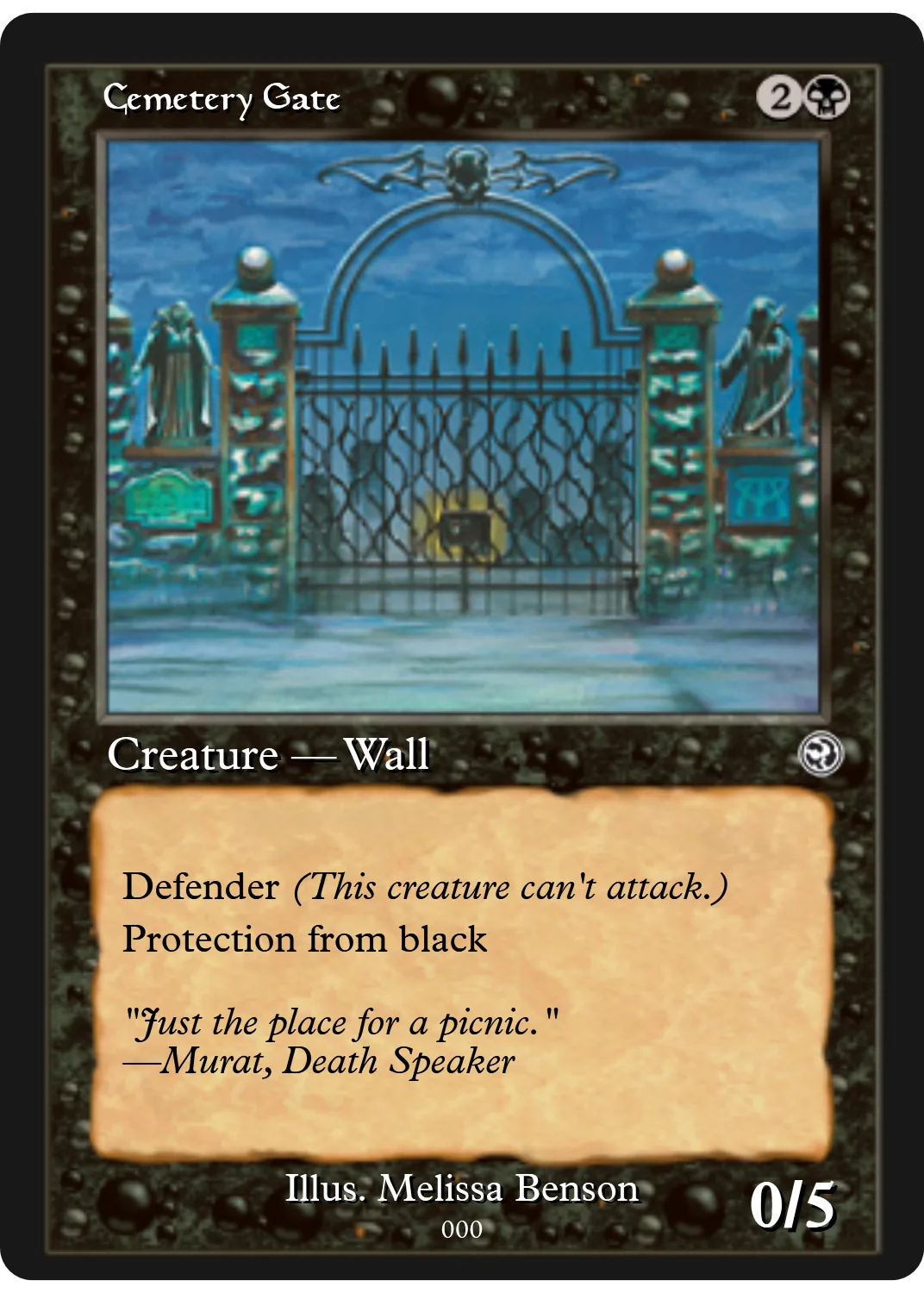 Cemetery Gate