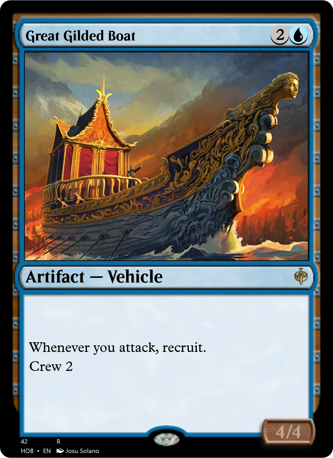 Great Gilded Boat