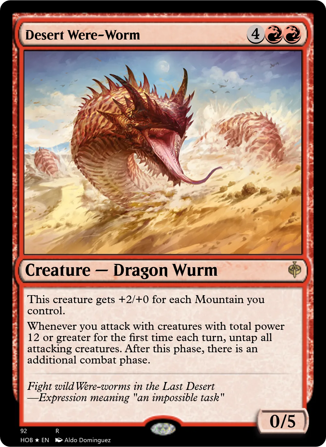 Desert Were-Worm