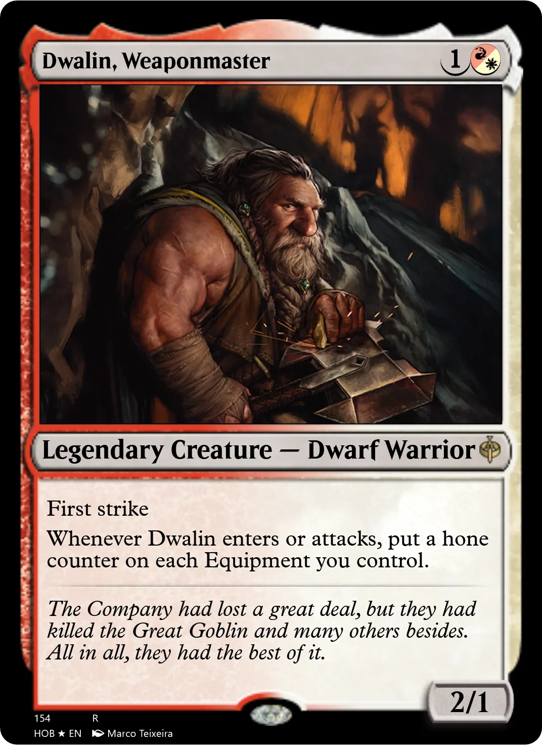 Dwalin, Weaponmaster