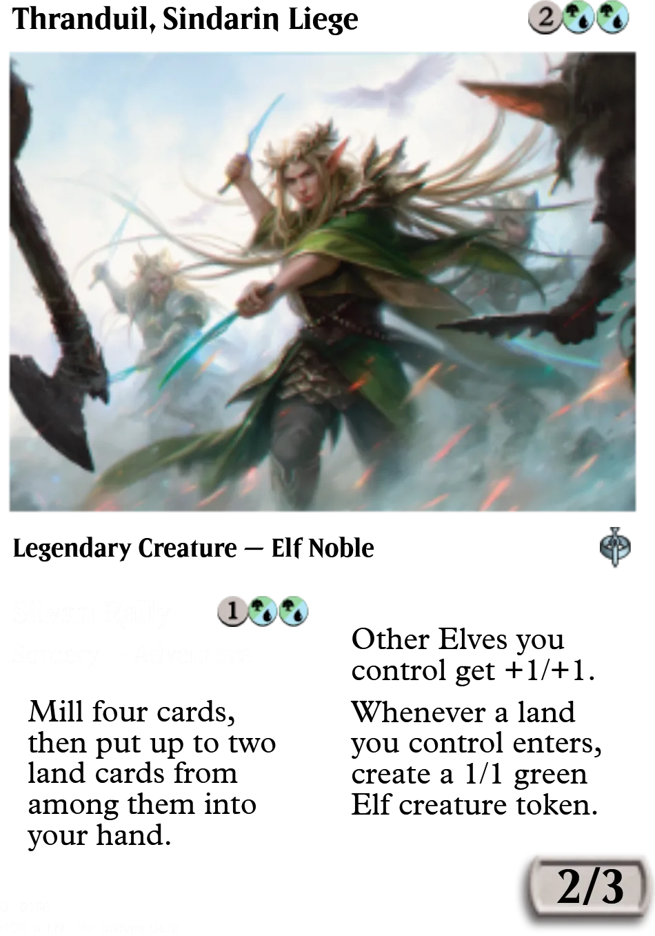 Thranduil, Sindarin Liege
