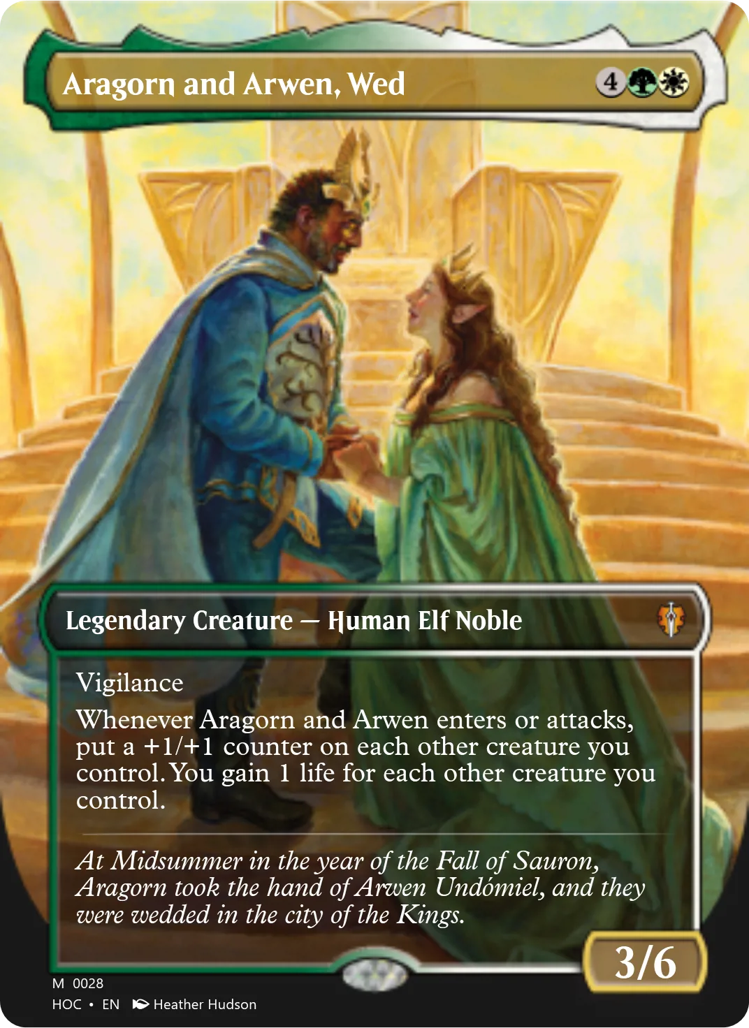Aragorn and Arwen, Wed