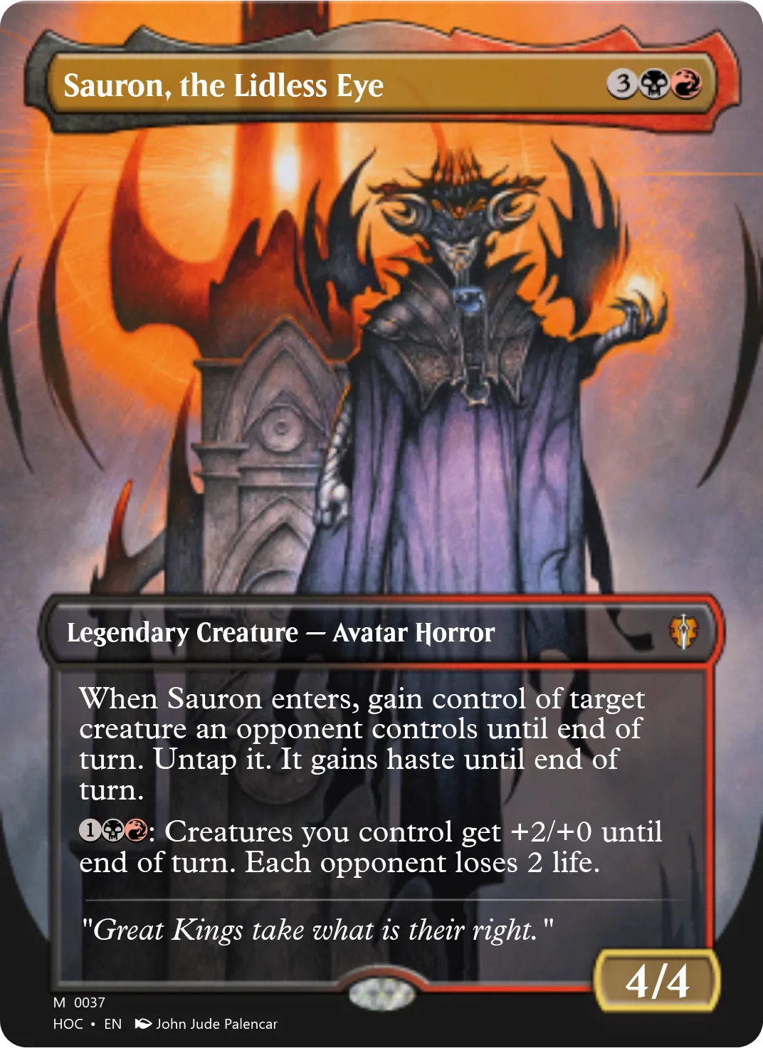 Sauron, the Lidless Eye