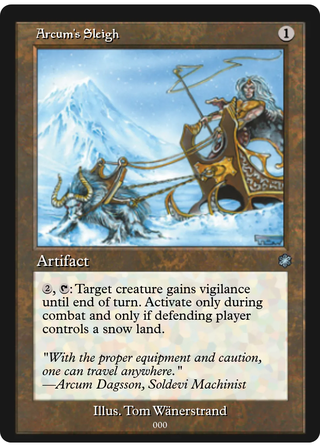 Arcum's Sleigh