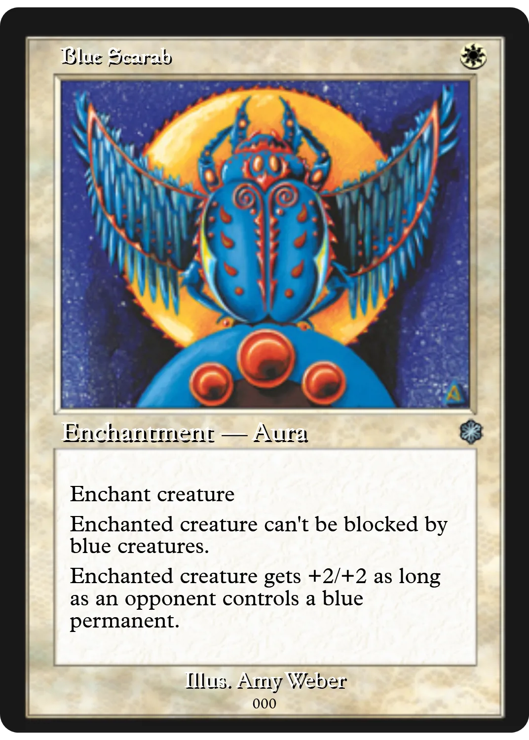 Blue Scarab