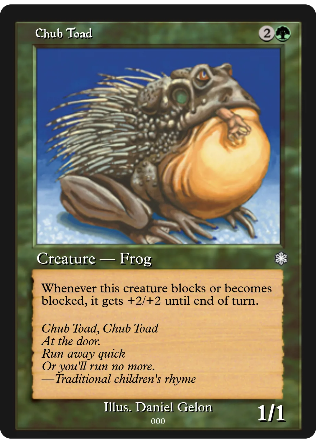 Chub Toad