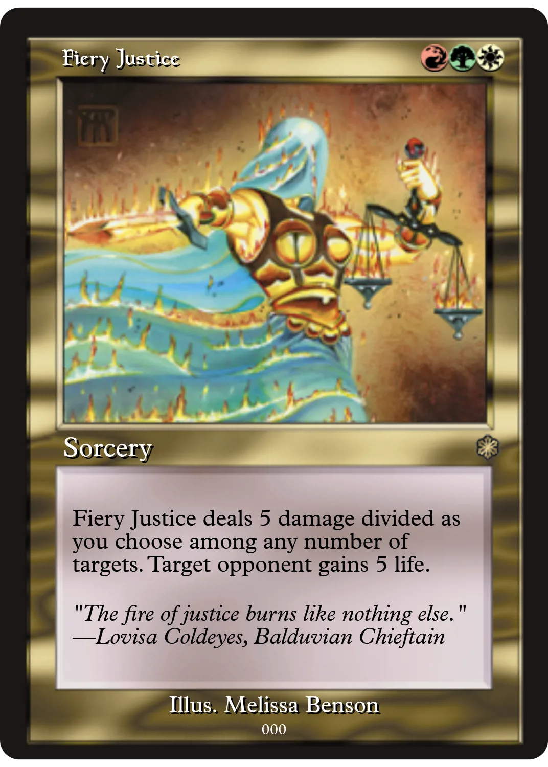 Fiery Justice