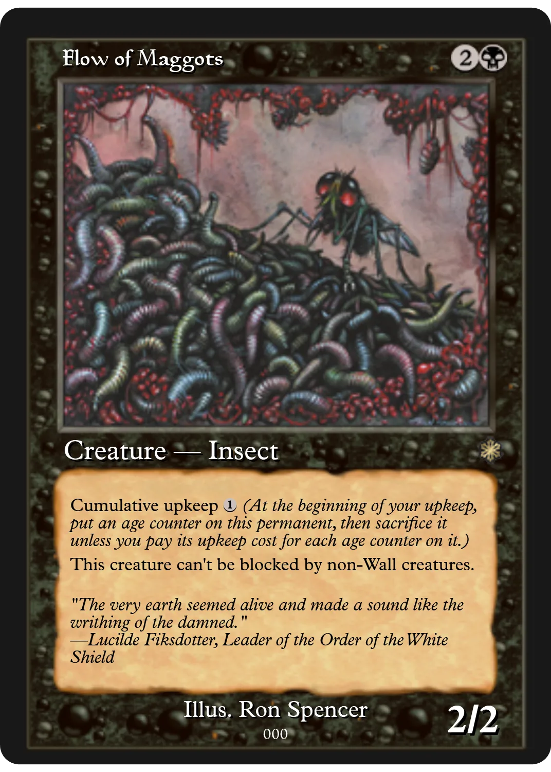 Flow of Maggots
