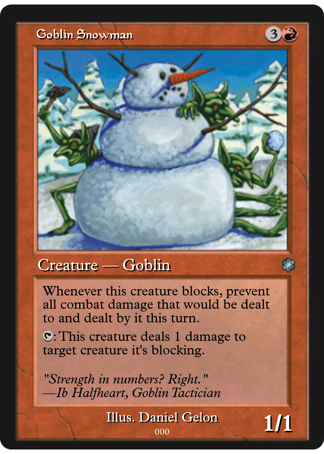 Goblin Snowman