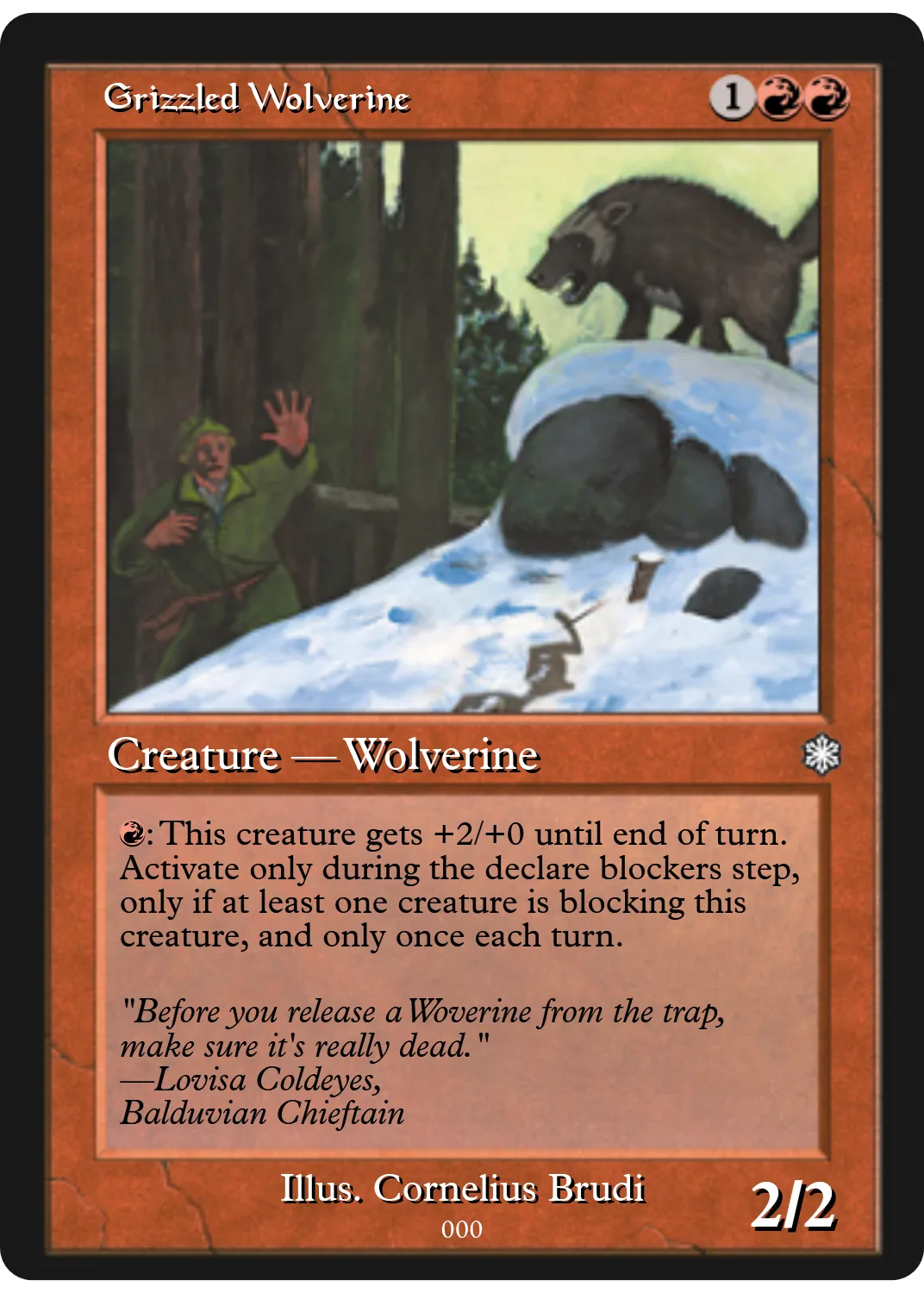 Grizzled Wolverine