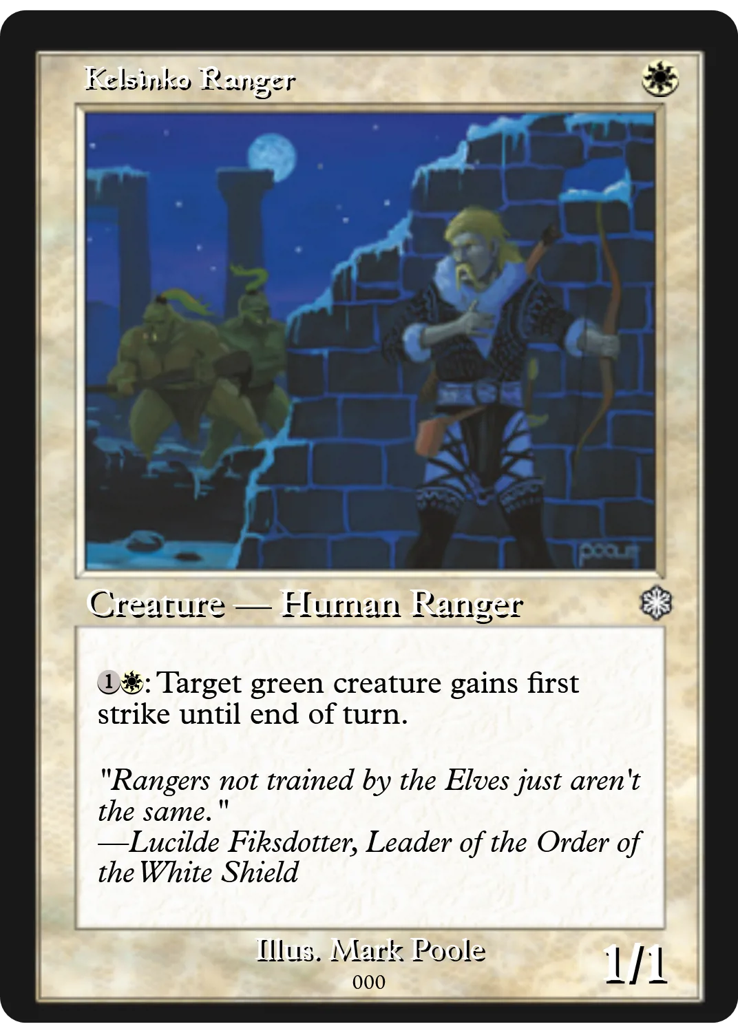Kelsinko Ranger