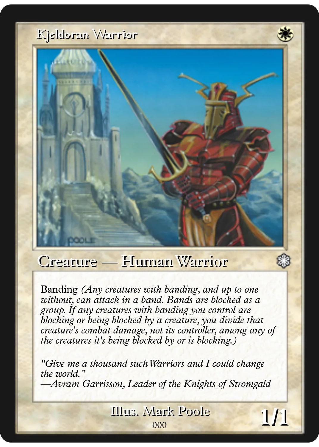 Kjeldoran Warrior