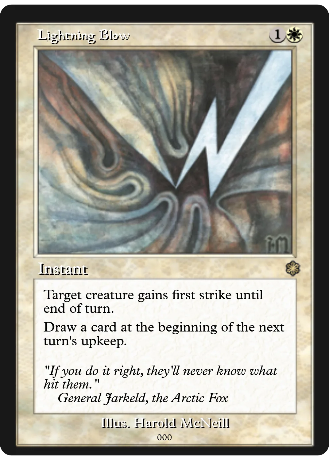 Lightning Blow