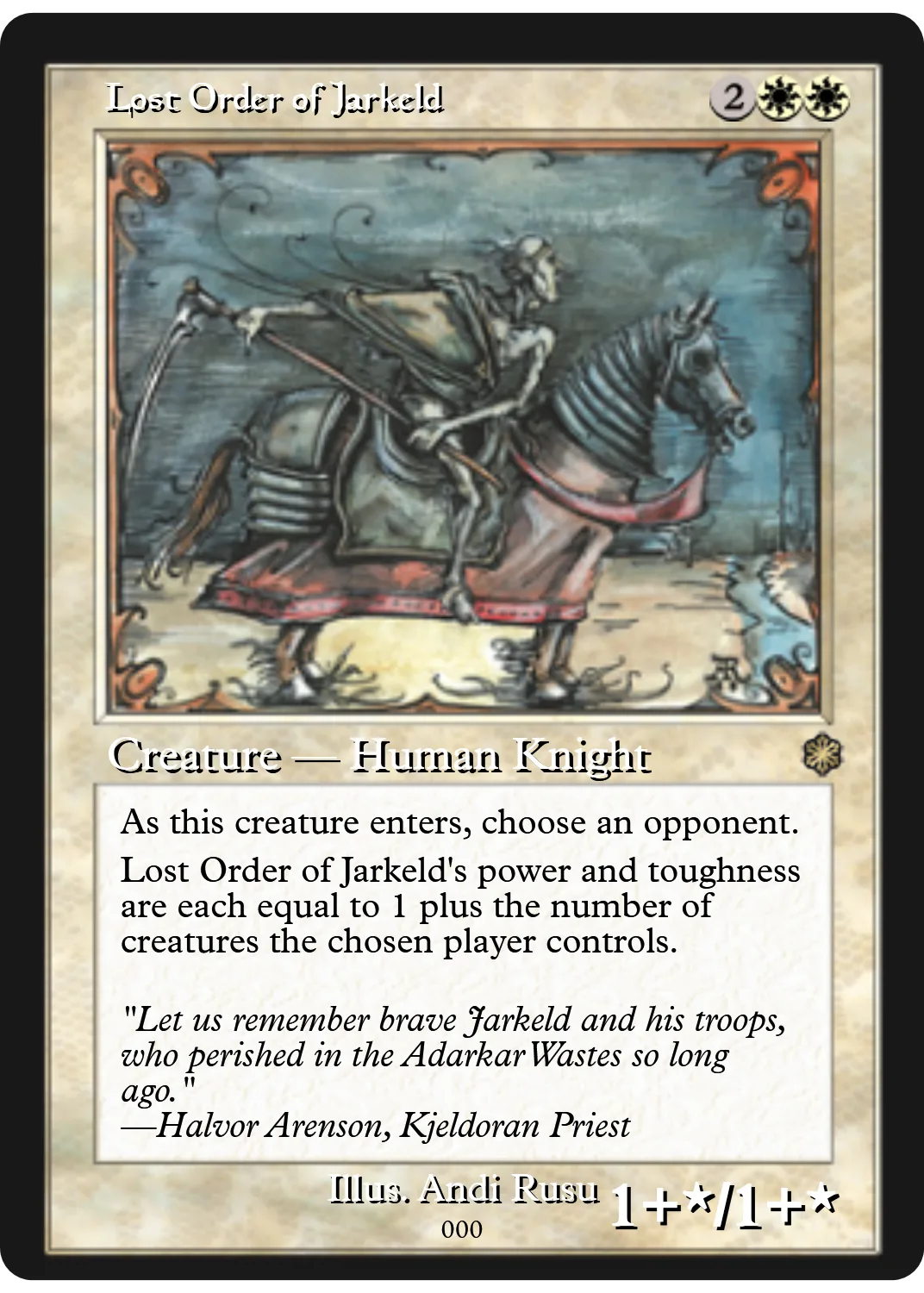 Lost Order of Jarkeld