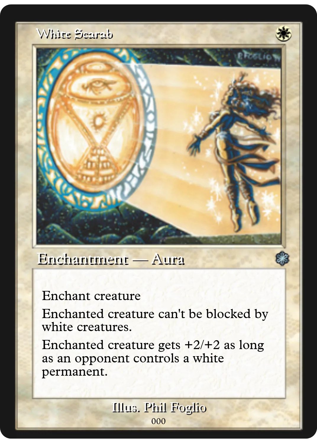 White Scarab