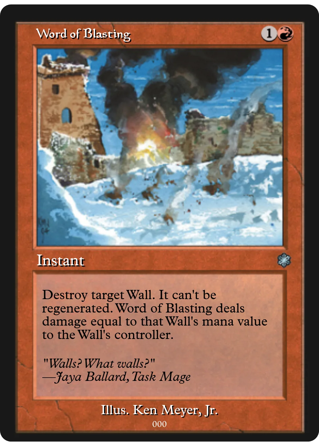 Word of Blasting