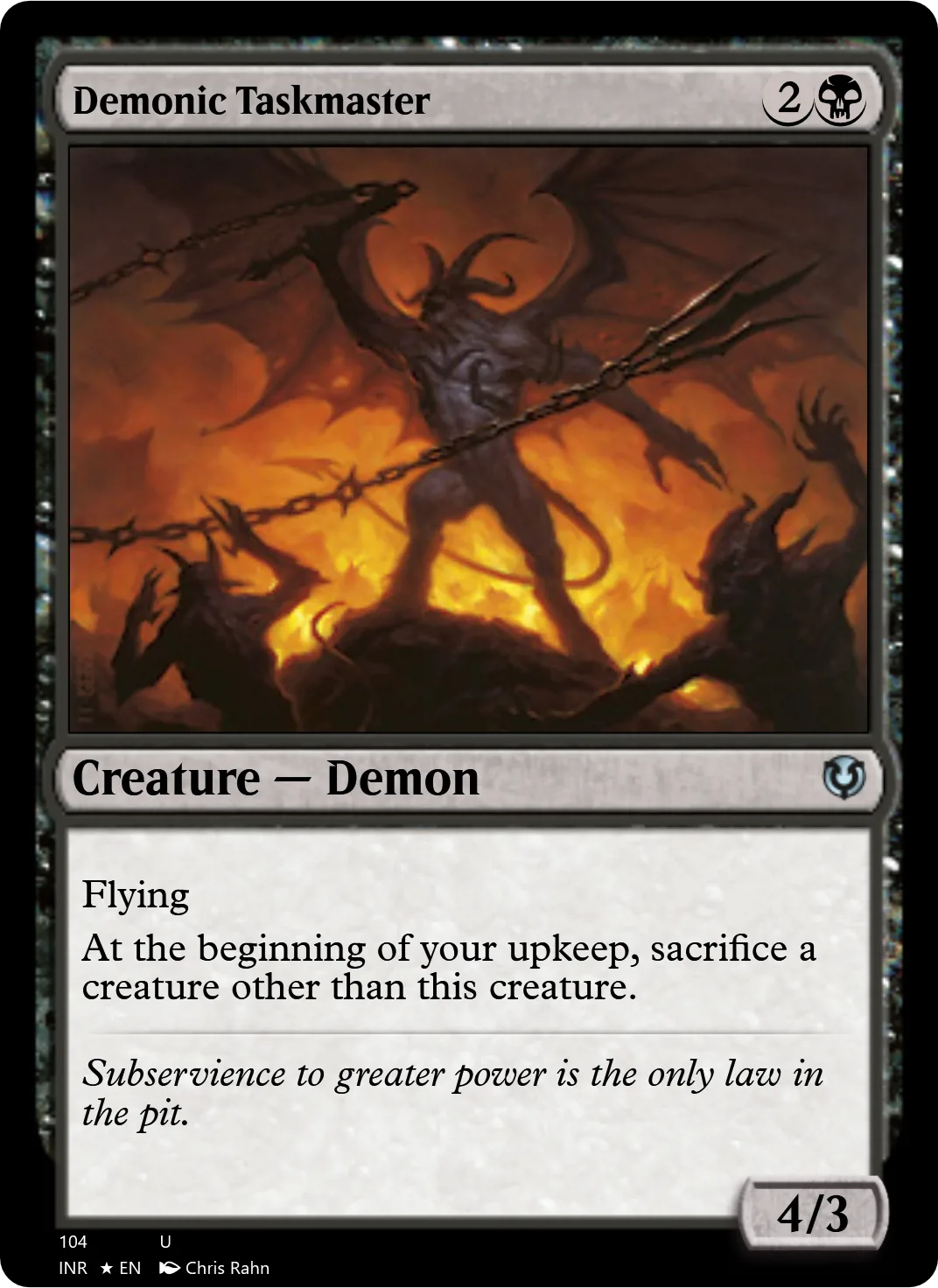 Demonic Taskmaster