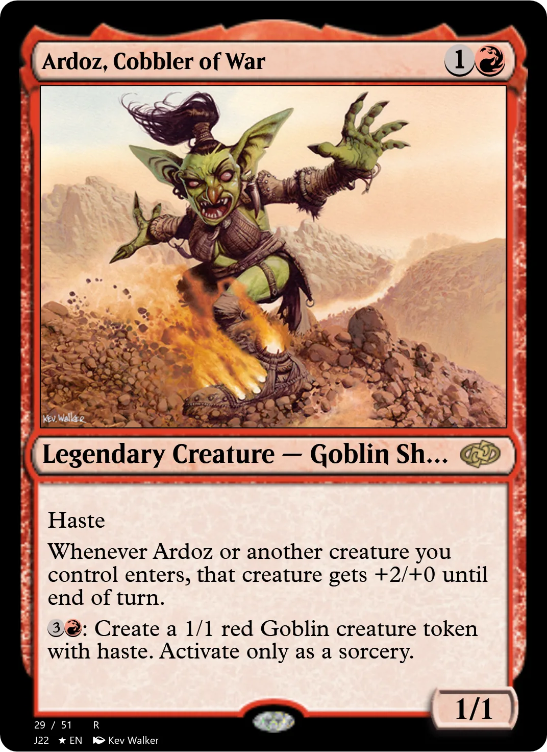 Ardoz, Cobbler of War