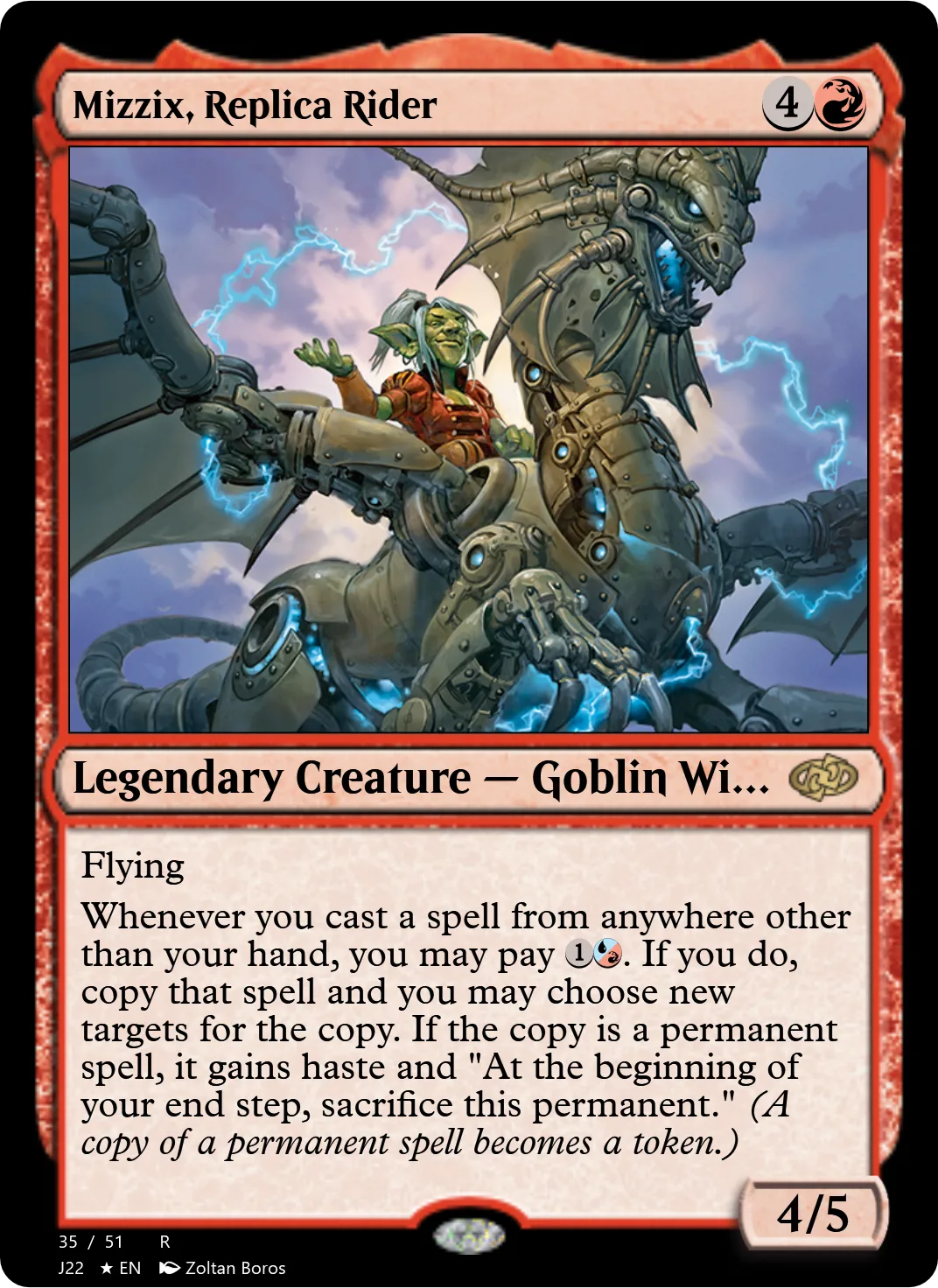 Mizzix, Replica Rider