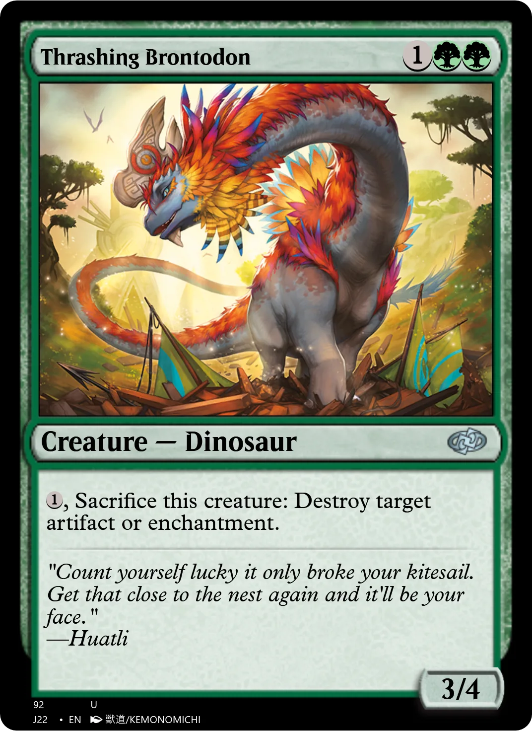Thrashing Brontodon
