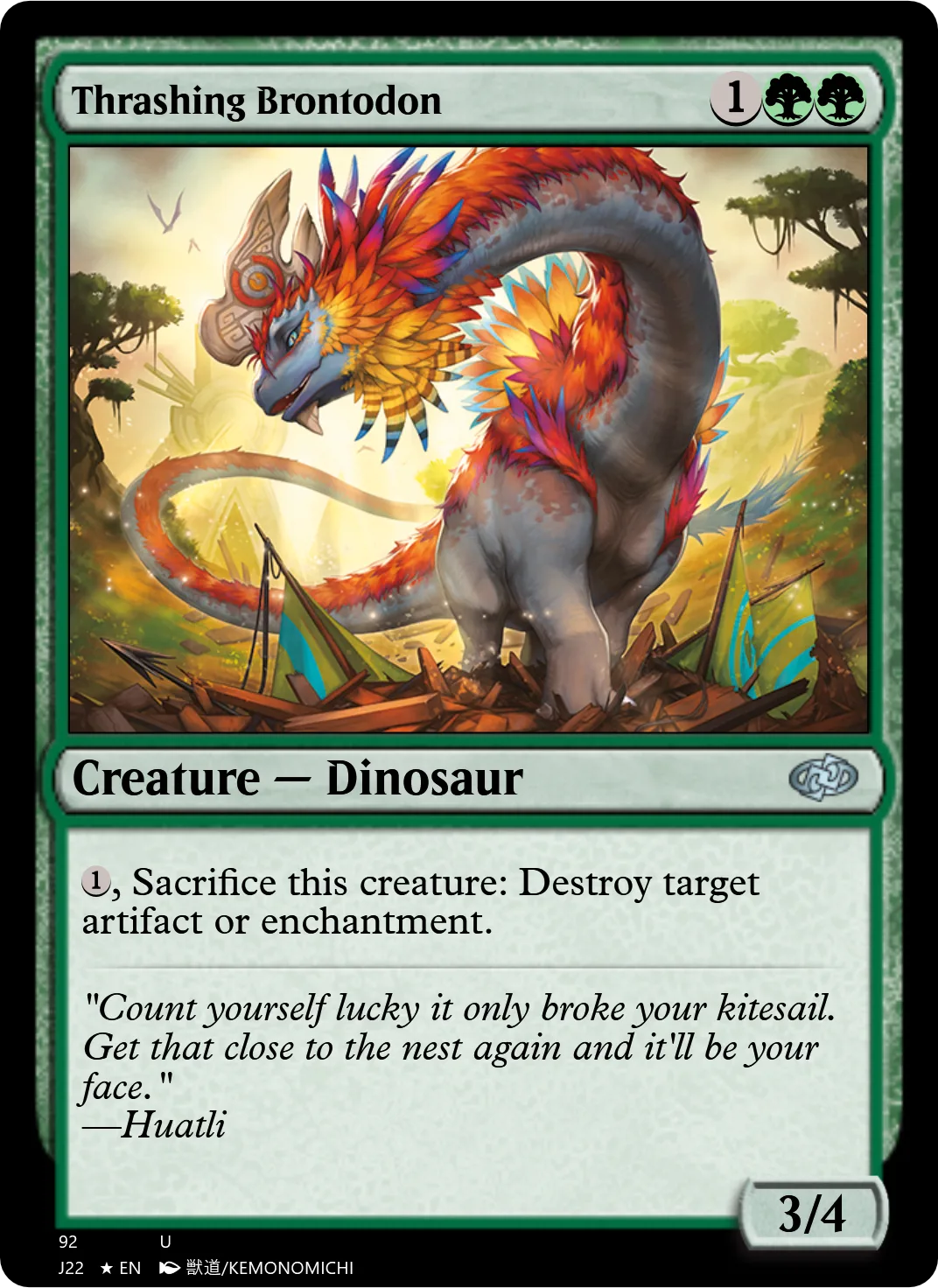 Thrashing Brontodon