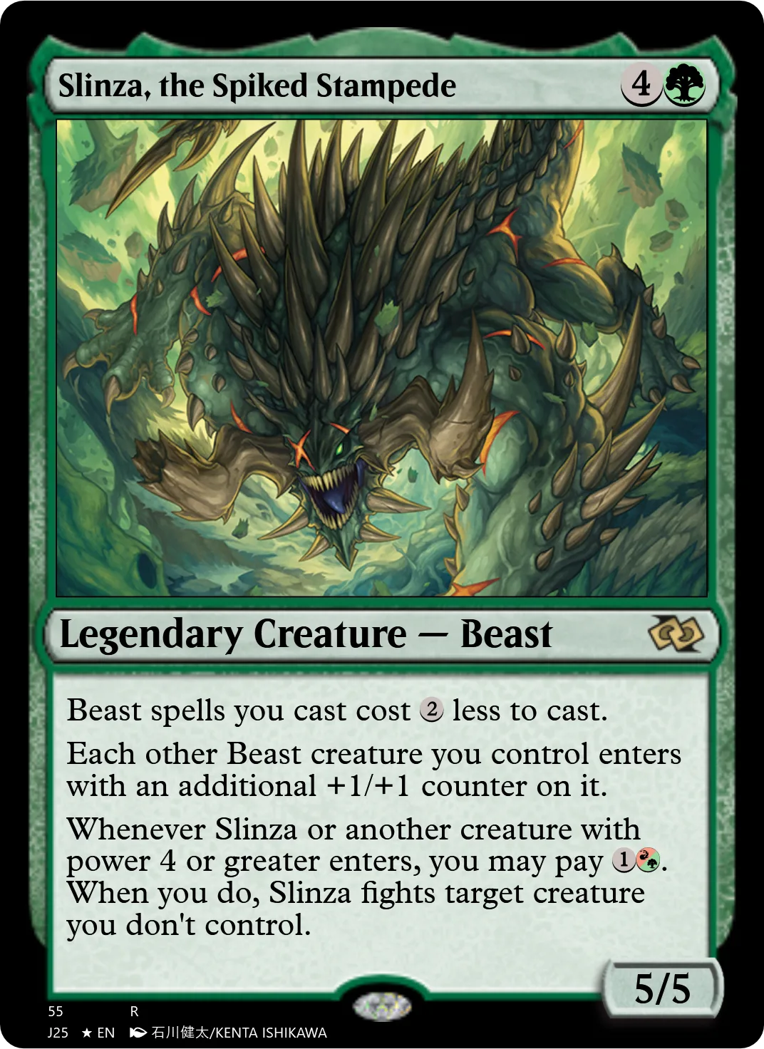 Slinza, the Spiked Stampede