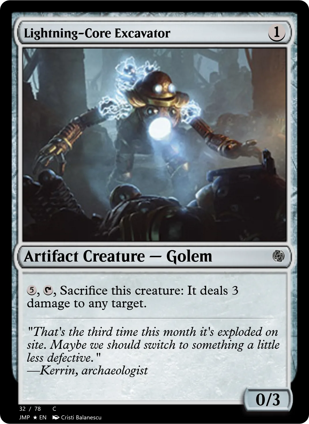 Lightning-Core Excavator