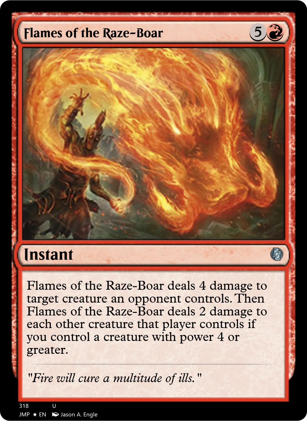 Flames of the Raze-Boar