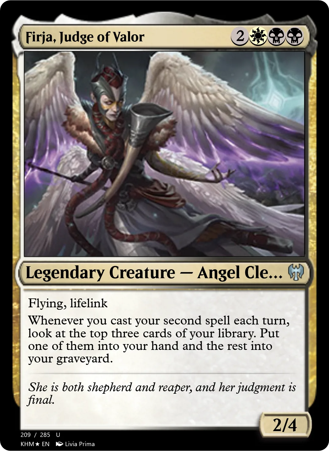 Firja, Judge of Valor