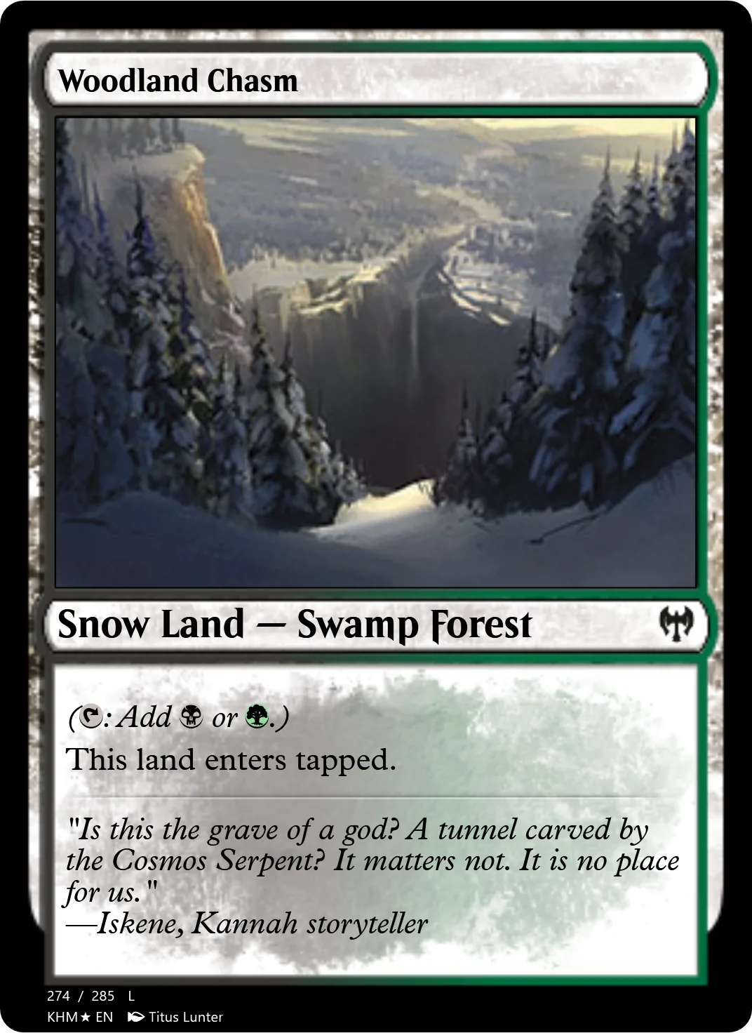 Woodland Chasm