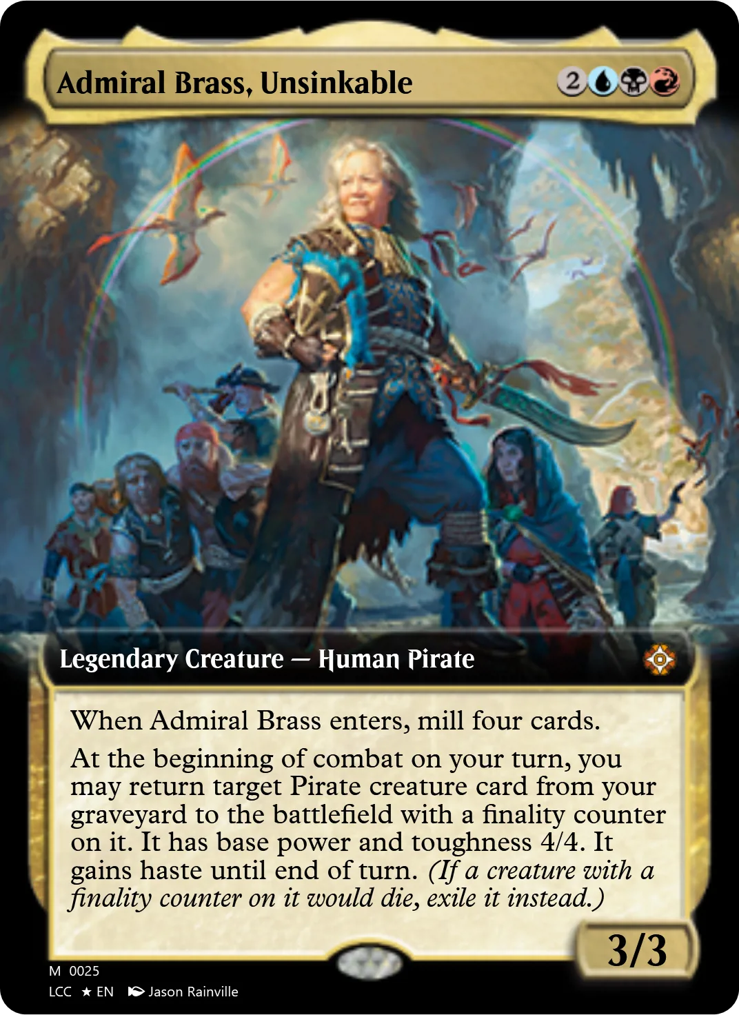 Admiral Brass, Unsinkable