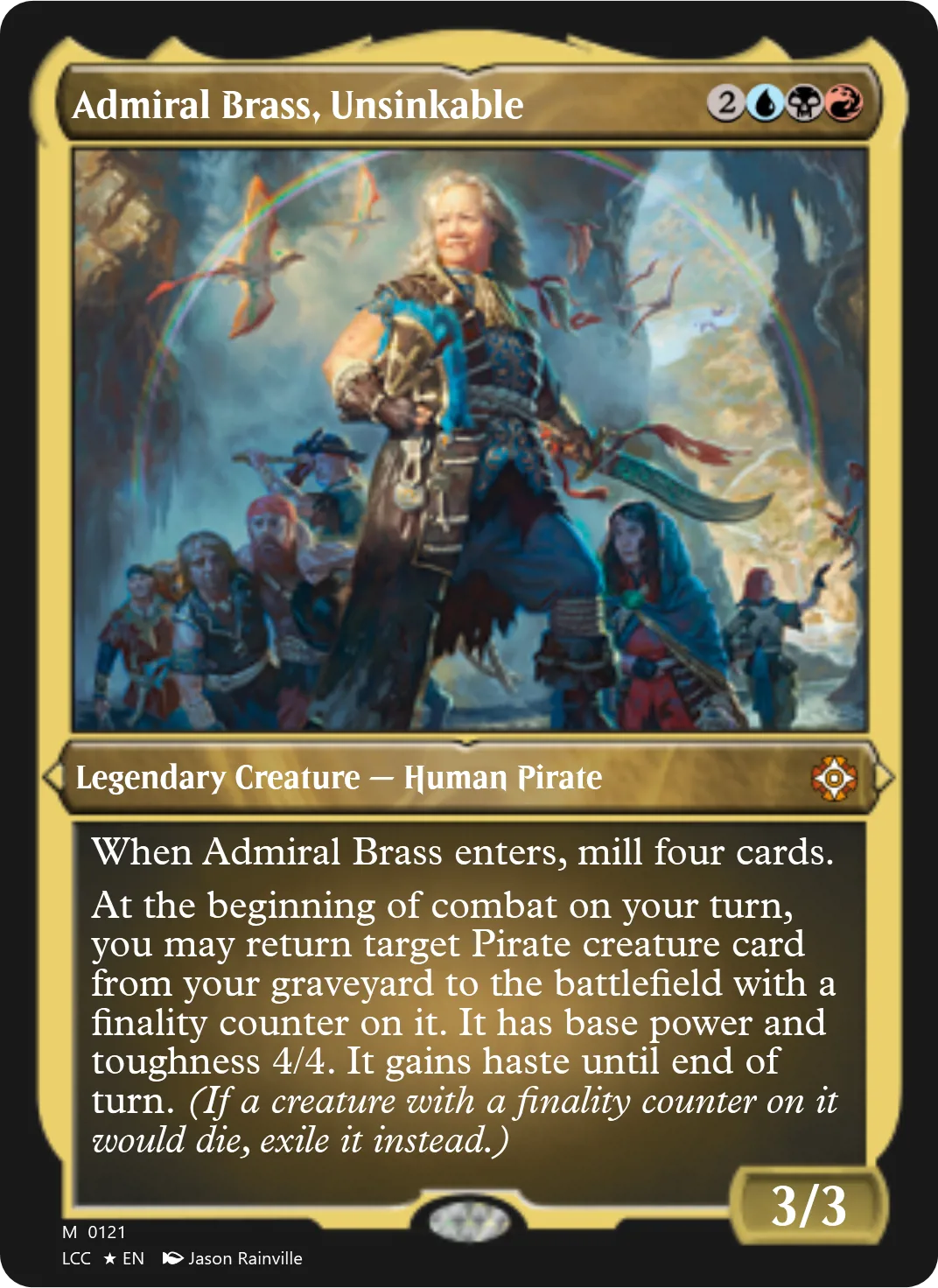 Admiral Brass, Unsinkable