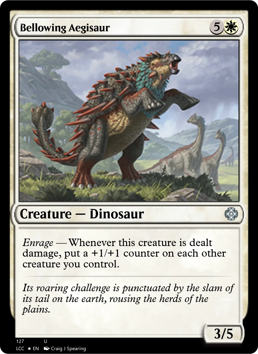 Bellowing Aegisaur