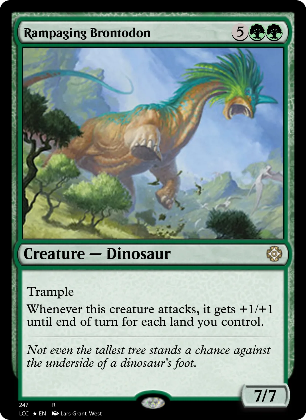 Rampaging Brontodon