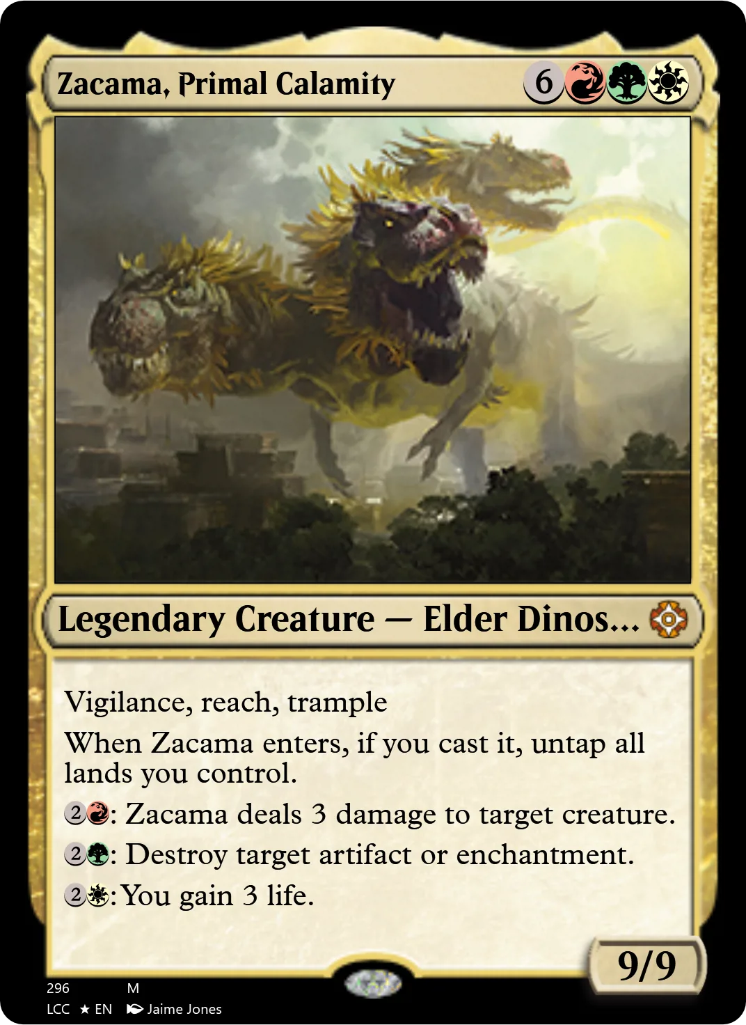 Zacama, Primal Calamity