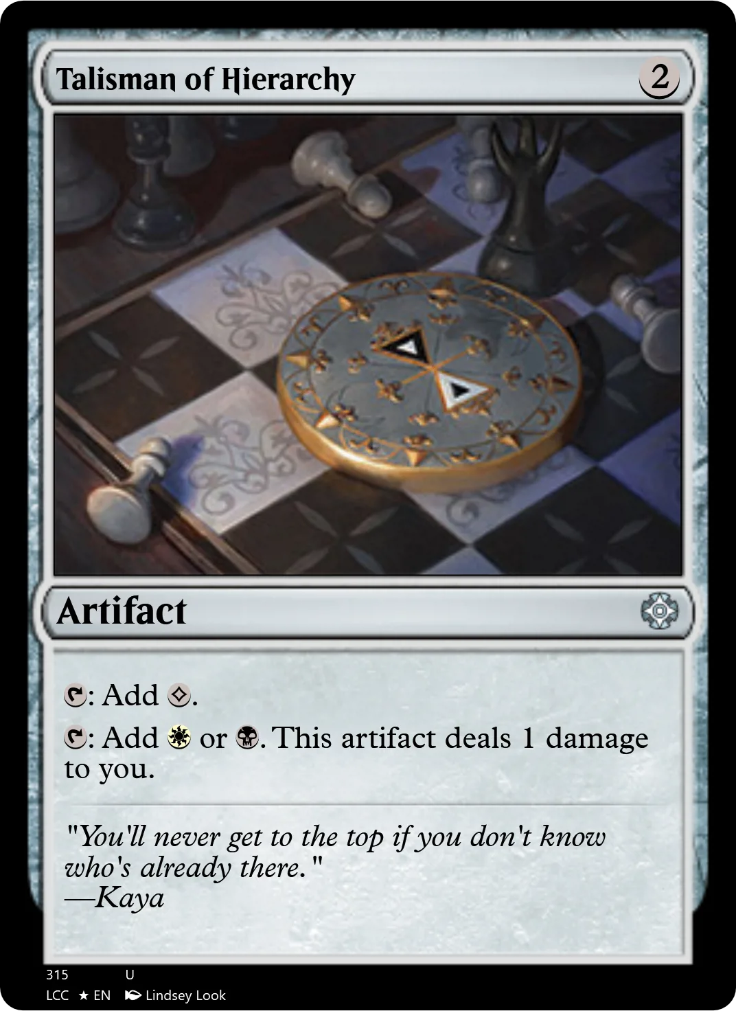 Talisman of Hierarchy