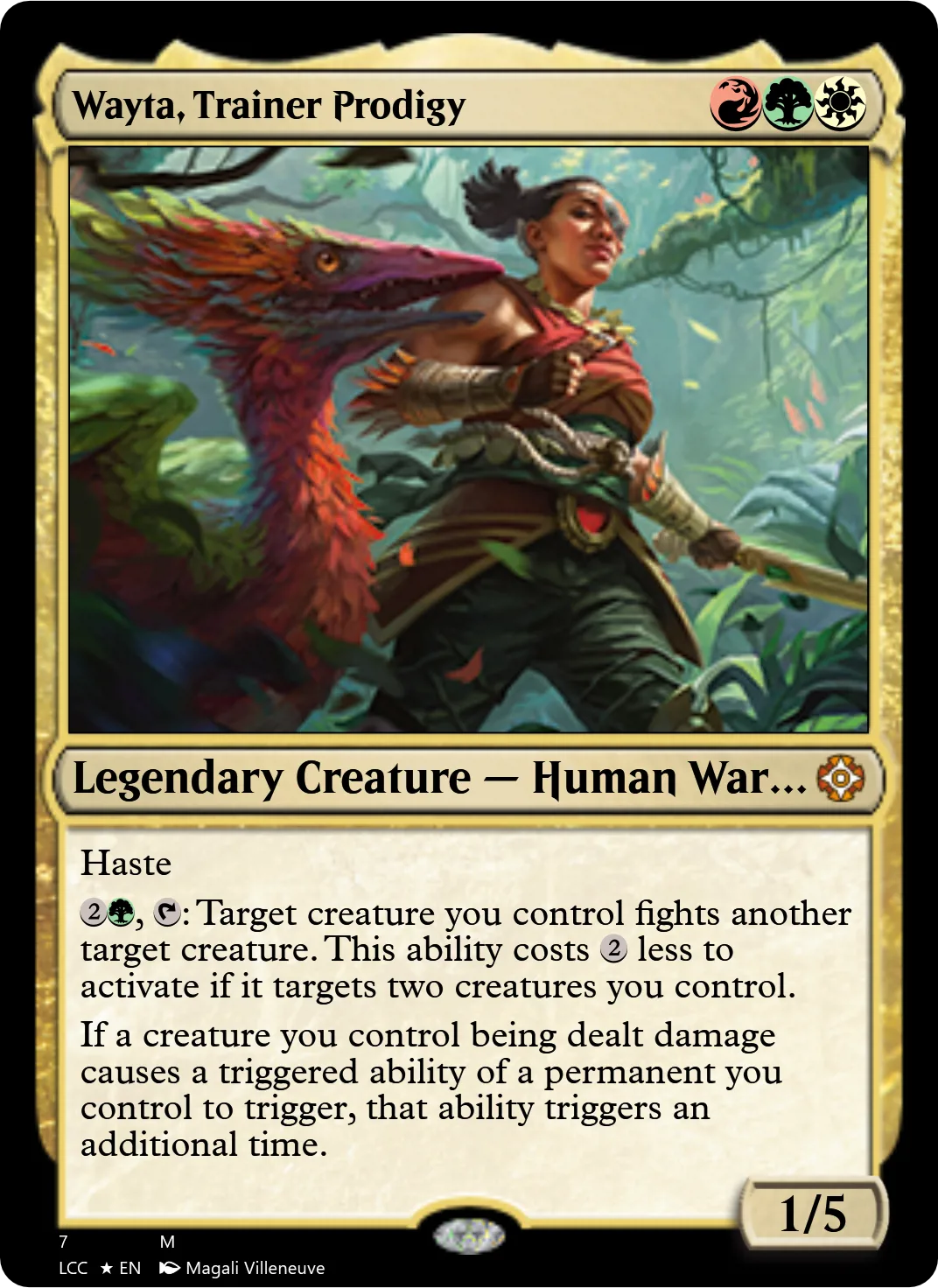 Wayta, Trainer Prodigy