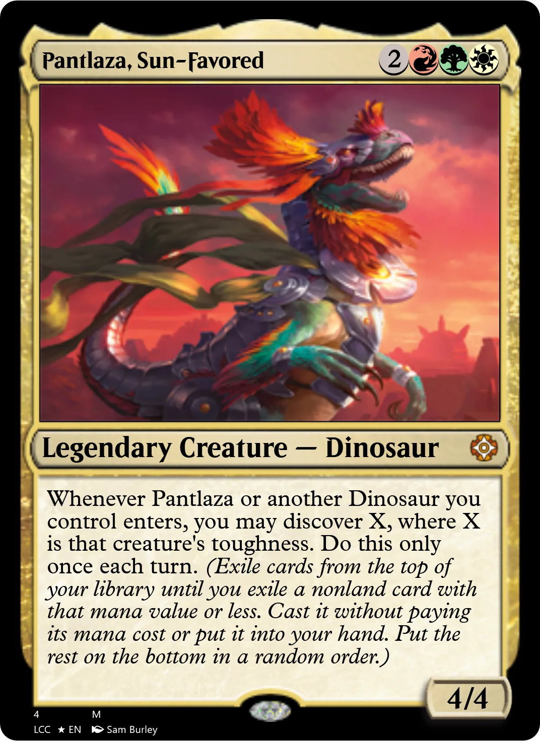 Pantlaza, Sun-Favored