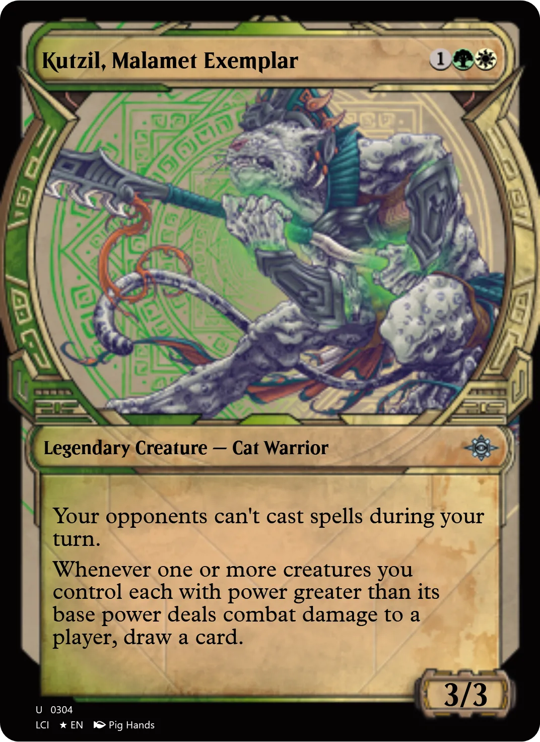 Kutzil, Malamet Exemplar