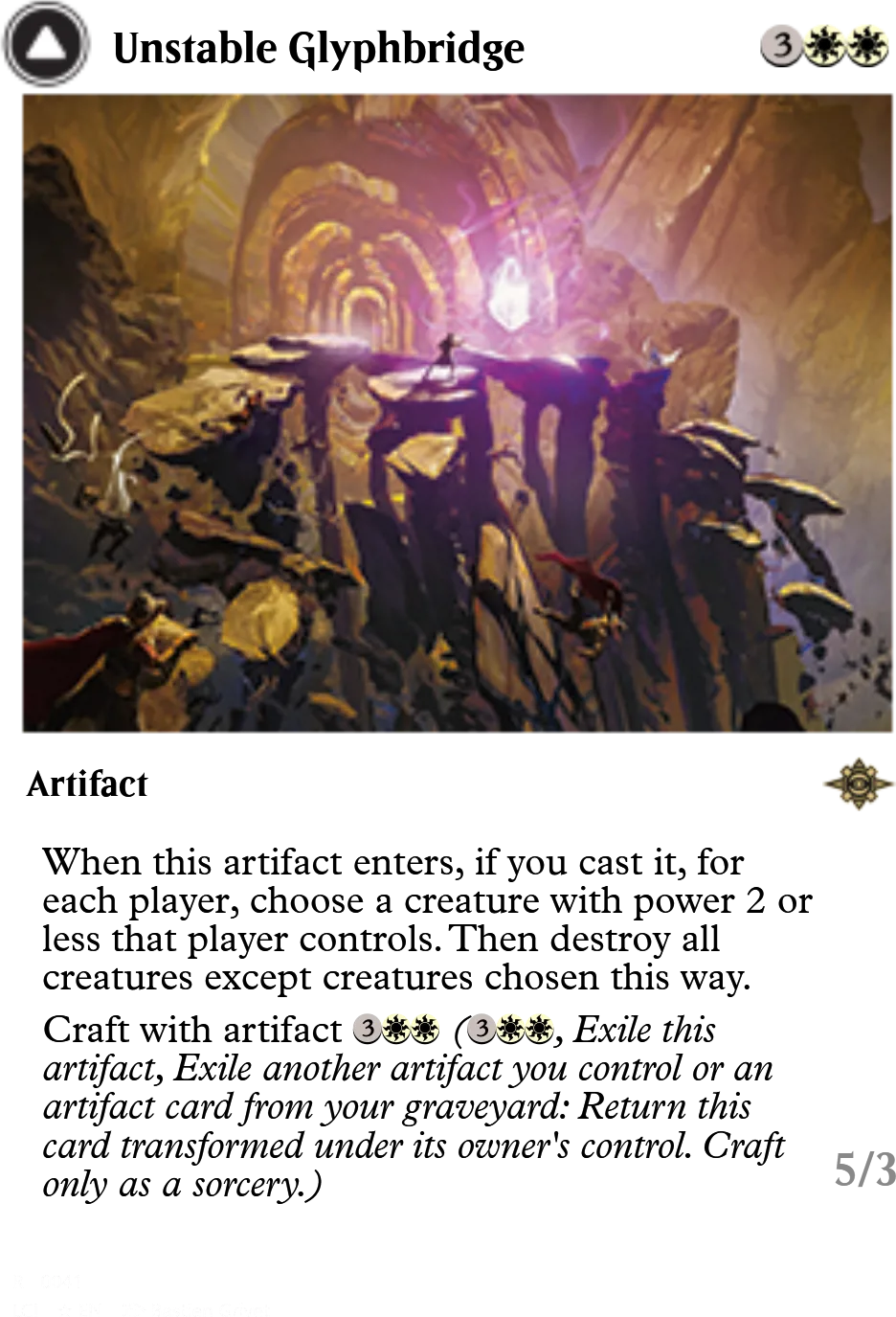 Unstable Glyphbridge