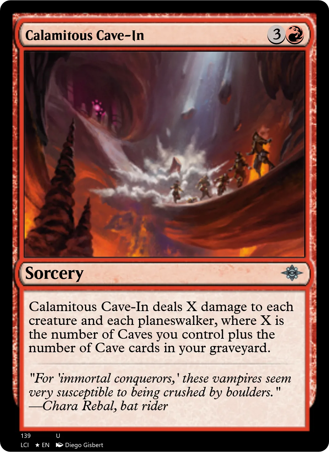 Calamitous Cave-In