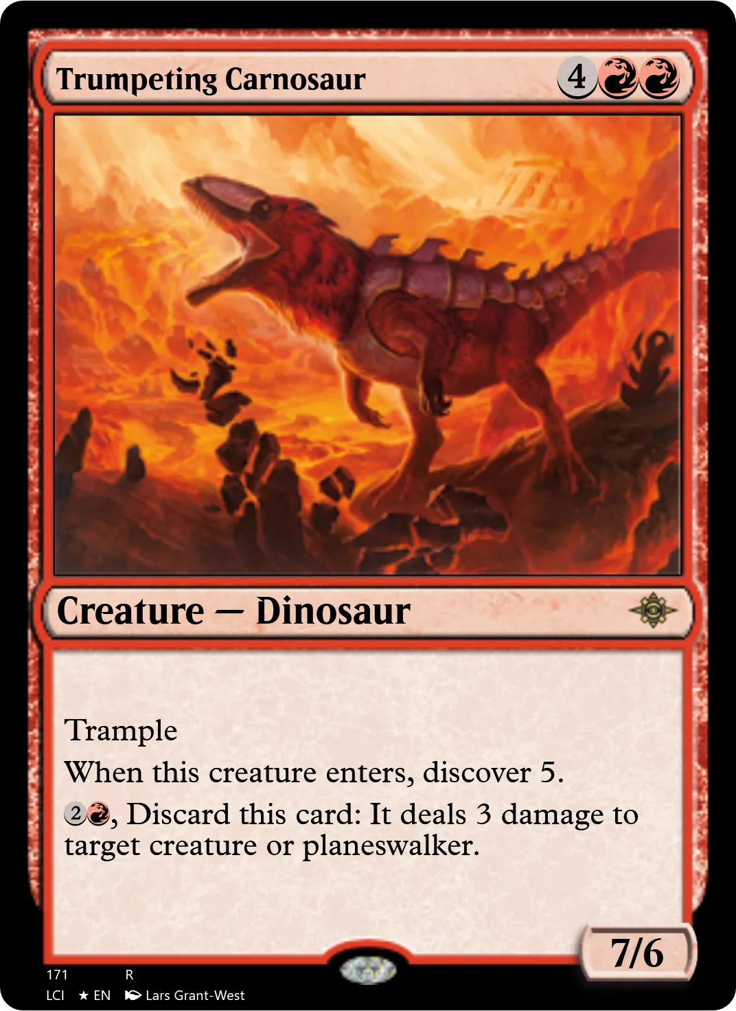 Trumpeting Carnosaur