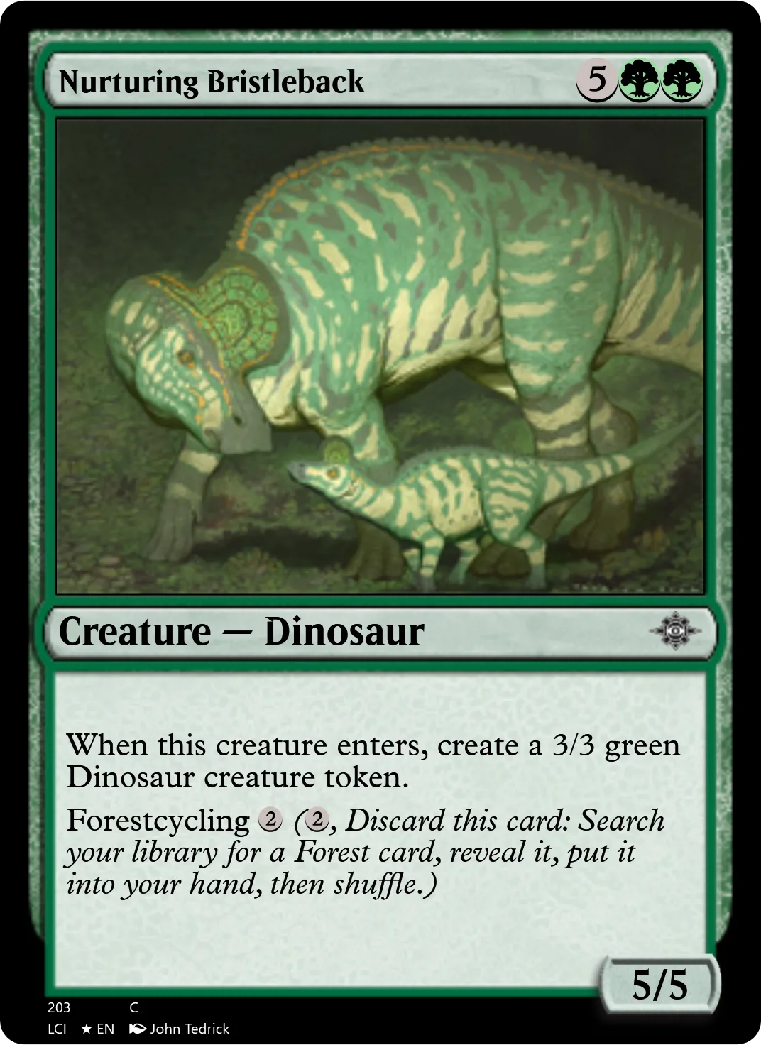 Nurturing Bristleback