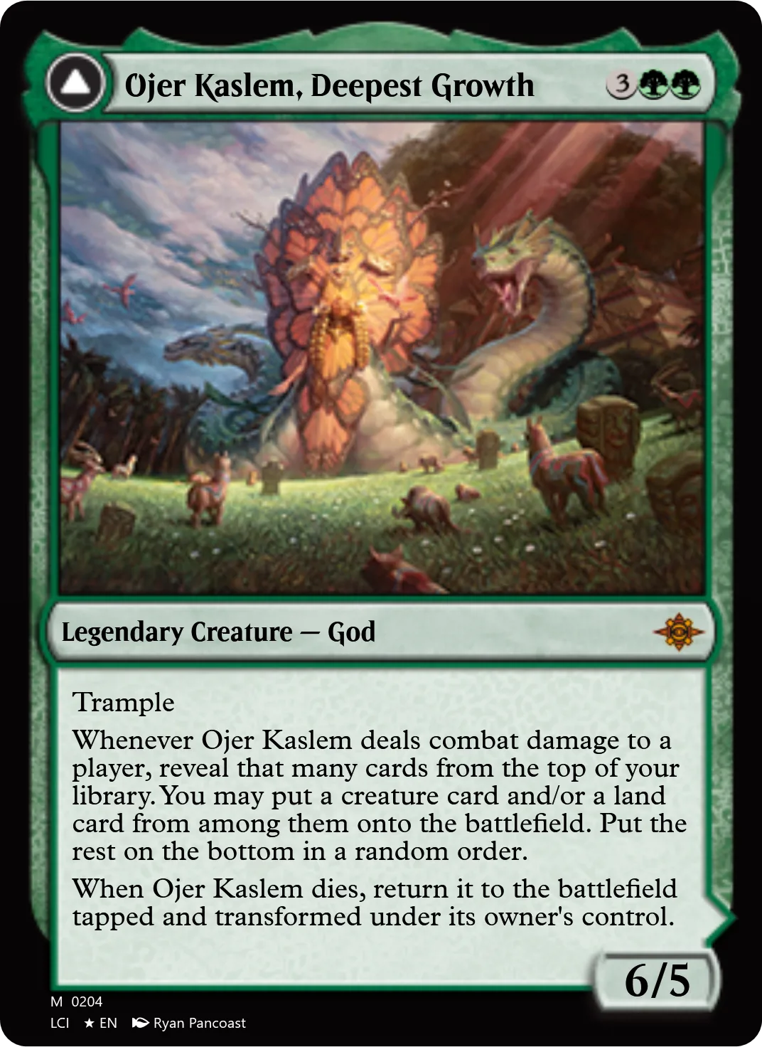 Ojer Kaslem, Deepest Growth