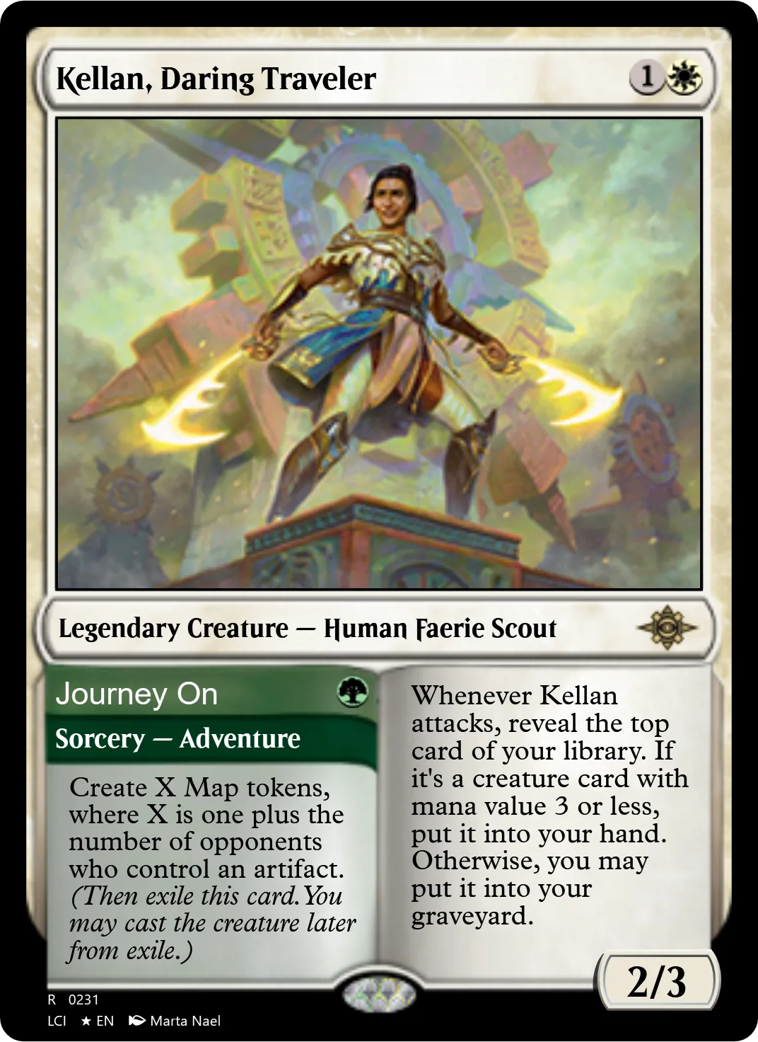 Kellan, Daring Traveler