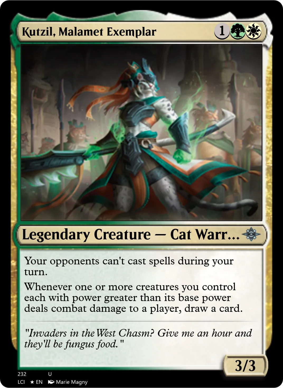 Kutzil, Malamet Exemplar